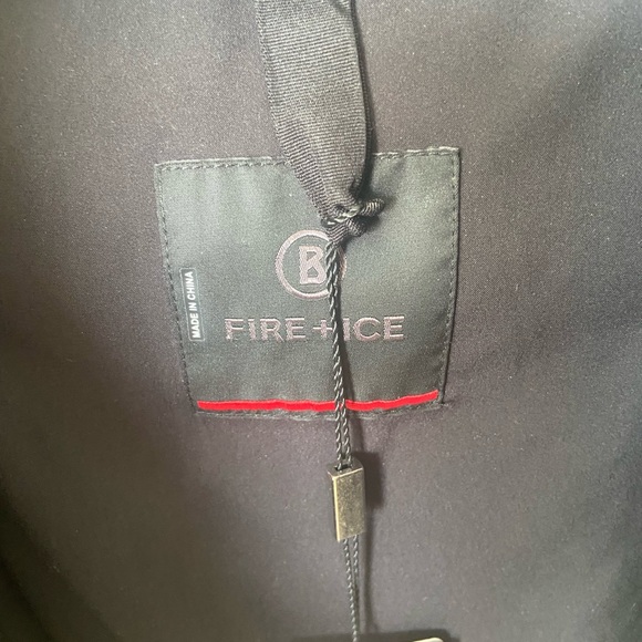 🔖L 12 BOGNER Ranja Oversized Hooded Metallic Insulated Ski Jacket Purple - Picture 13 of 16